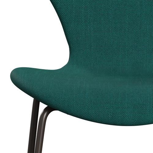 [product_category]-Fritz Hansen 3107 Chair Full Upholstery, Brown Bronze/Sunniva 2 Green-Fritz Hansen-3107FU-SV953-DBPC-FRI-6