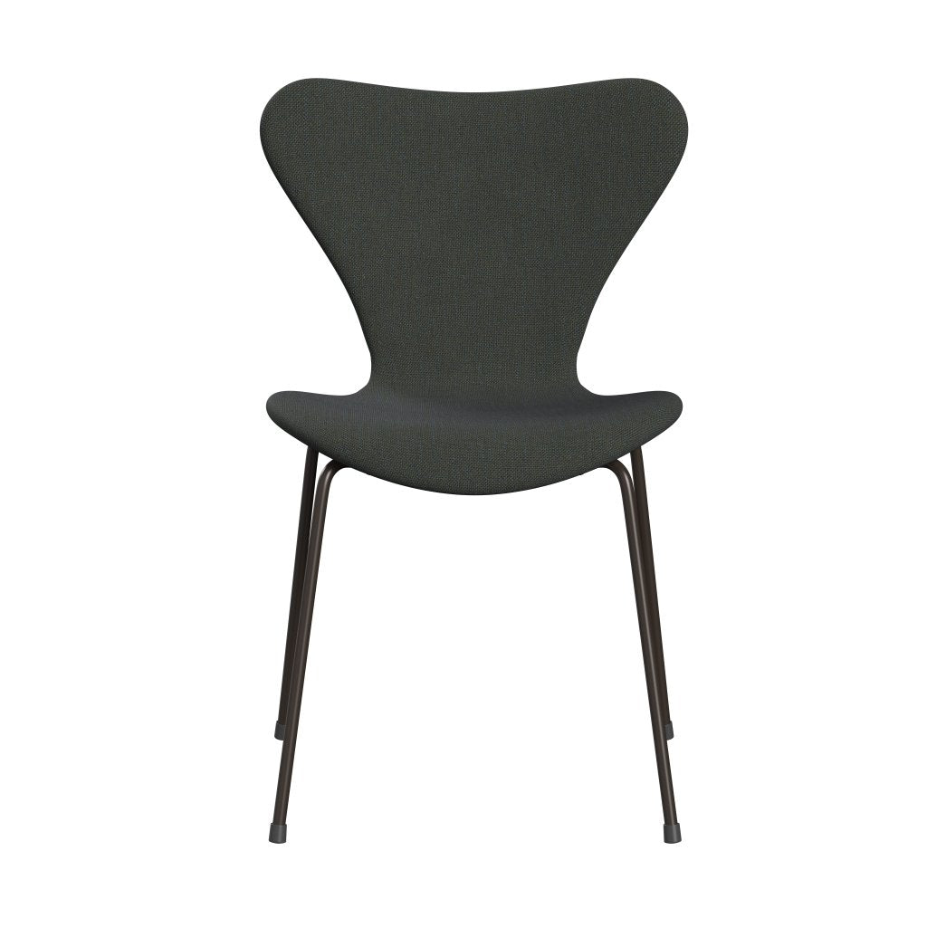 [product_category]-Fritz Hansen 3107 Chair Full Upholstery, Brown Bronze/Sunniva 2 Navy/Olive-Fritz Hansen-3107FU-SV773-DBPC-FRI-1