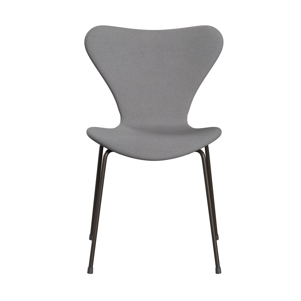 [product_category]-Fritz Hansen 3107 Chair Full Upholstery, Brown Bronze/Tonus Light Grey-Fritz Hansen-3107FU-TON216-DBPC-FRI-1