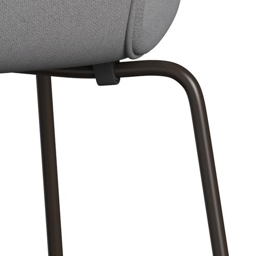 [product_category]-Fritz Hansen 3107 Chair Full Upholstery, Brown Bronze/Tonus Light Grey-Fritz Hansen-3107FU-TON216-DBPC-FRI-7