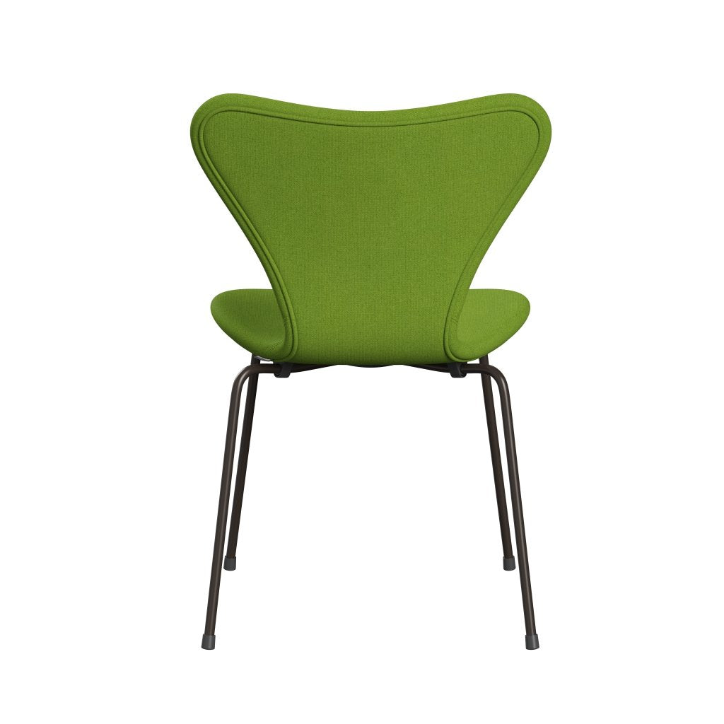 [product_category]-Fritz Hansen 3107 Chair Full Upholstery, Brown Bronze/Tonus Lime-Fritz Hansen-3107FU-TON118-DBPC-FRI-4