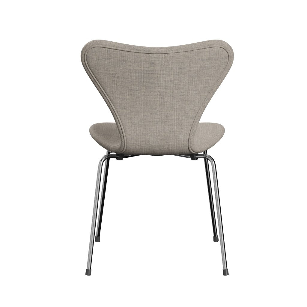 [product_category]-Fritz Hansen 3107 Chair Full Upholstery, Chrome/Canvas Beige-Fritz Hansen-3107FU-CA0114-CST-FRI-4