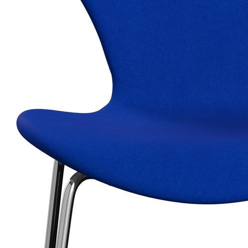 [product_category]-Fritz Hansen 3107 Chair Full Upholstery, Chrome/Divina Blue-Fritz Hansen-3107FU-DIV756-CST-FRI-6