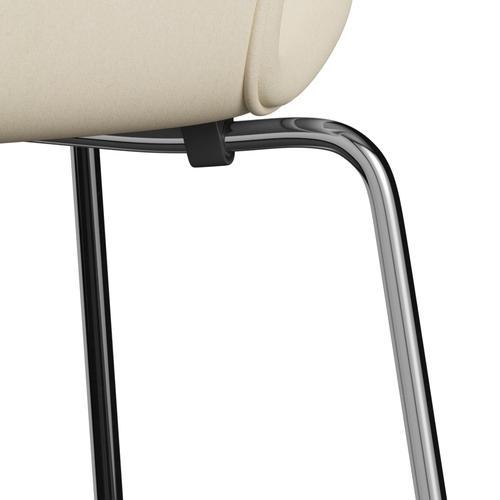 [product_category]-Fritz Hansen 3107 Chair Full Upholstery, Chrome/Divina White-Fritz Hansen-3107FU-DIV106-CST-FRI-7