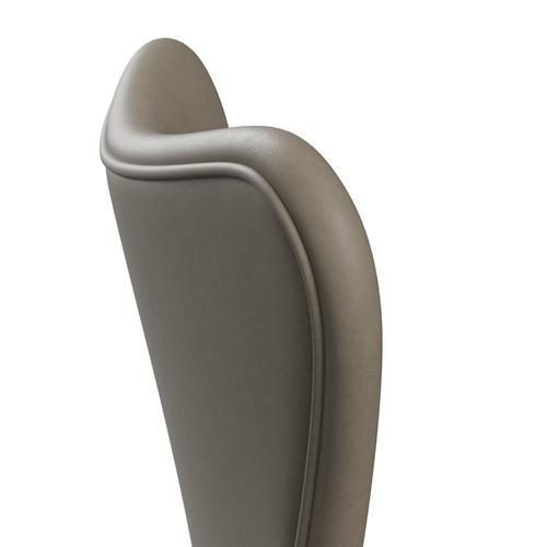 [product_category]-Fritz Hansen 3107 Chair Full Upholstery, Chrome/Essential Light Grey-Fritz Hansen-3107FU-STLIGR-CST-FRI-5