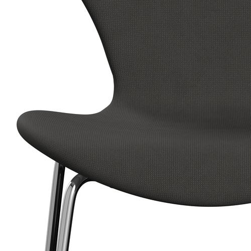 [product_category]-Fritz Hansen 3107 Chair Full Upholstery, Chrome/Fame Brown (F61060)-Fritz Hansen-3107FU-F61060-CST-FRI-6