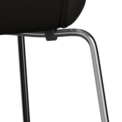 [product_category]-Fritz Hansen 3107 Chair Full Upholstery, Chrome/Fame Dark-Fritz Hansen-3107FU-F61134-CST-FRI-7