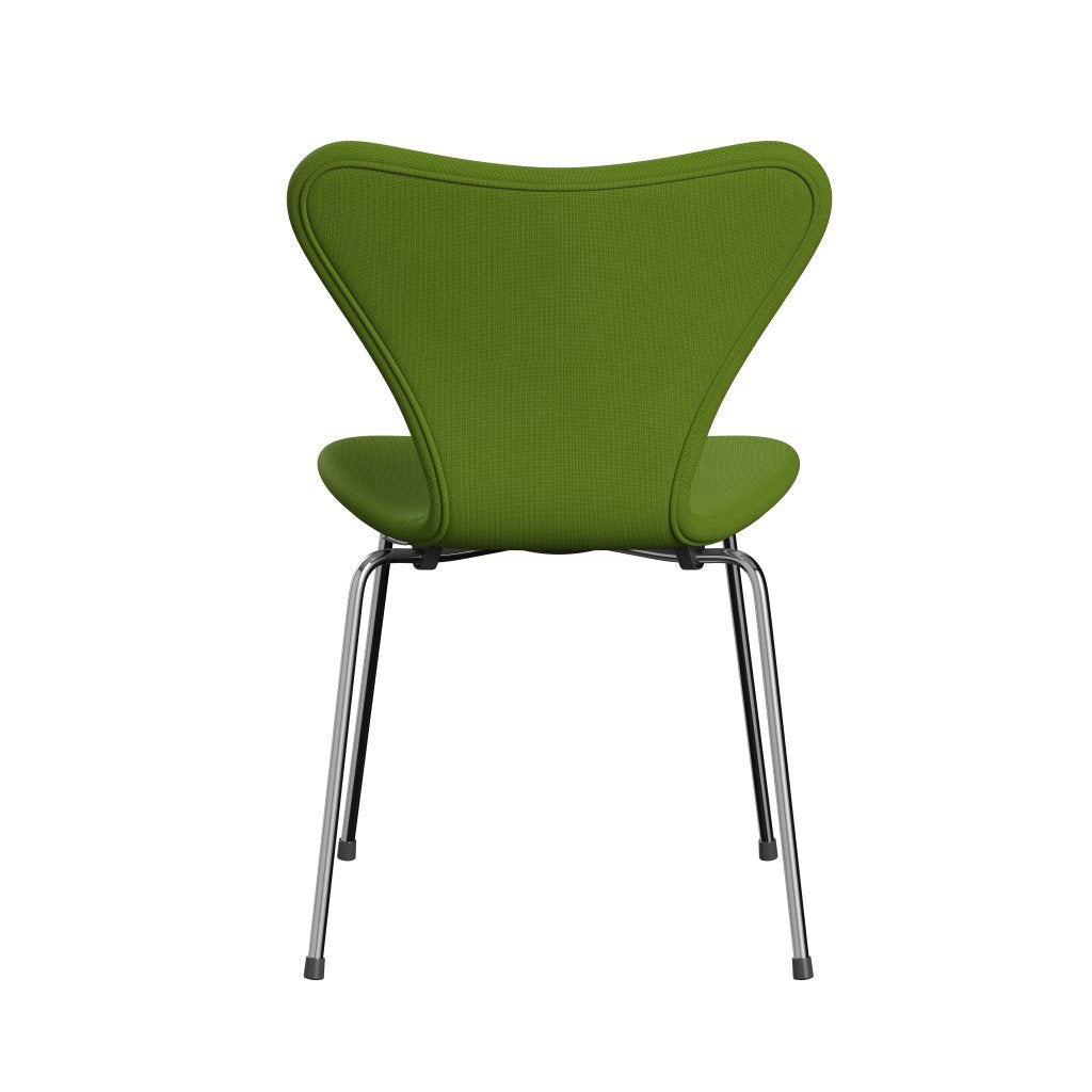 [product_category]-Fritz Hansen 3107 Chair Full Upholstery, Chrome/Fame Green-Fritz Hansen-3107FU-F68035-CST-FRI-4