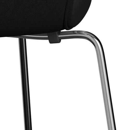 [product_category]-Fritz Hansen 3107 Chair Full Upholstery, Chrome/Fame Grey (F60051)-Fritz Hansen-3107FU-F60051-CST-FRI-7