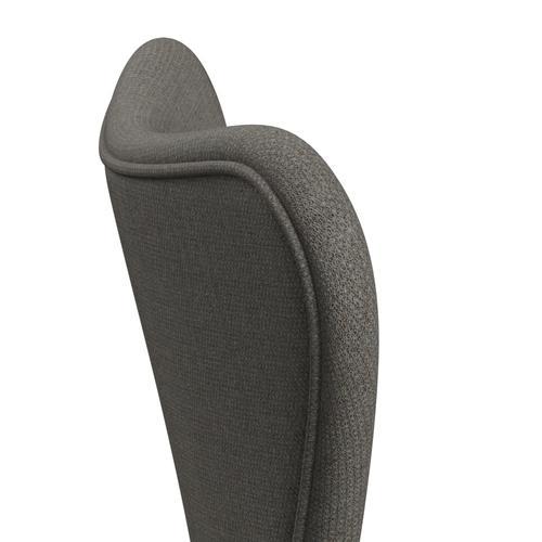 [product_category]-Fritz Hansen 3107 Chair Full Upholstery, Chrome/Fiord Grey/Stone-Fritz Hansen-3107FU-FIO351-CST-FRI-5
