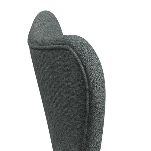 [product_category]-Fritz Hansen 3107 Chair Full Upholstery, Chrome/Hallingdal Grey-Fritz Hansen-3107FU-HAL130-CST-FRI-5