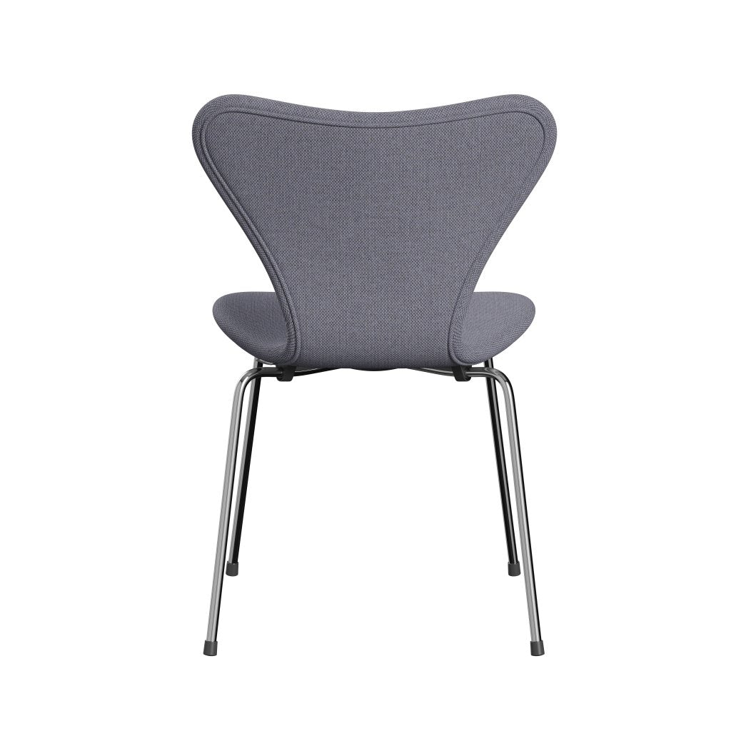 [product_category]-Fritz Hansen 3107 Chair Full Upholstery, Chrome/Re Wool Lavender/Natural-Fritz Hansen-3107FU-REW658-CST-FRI-4