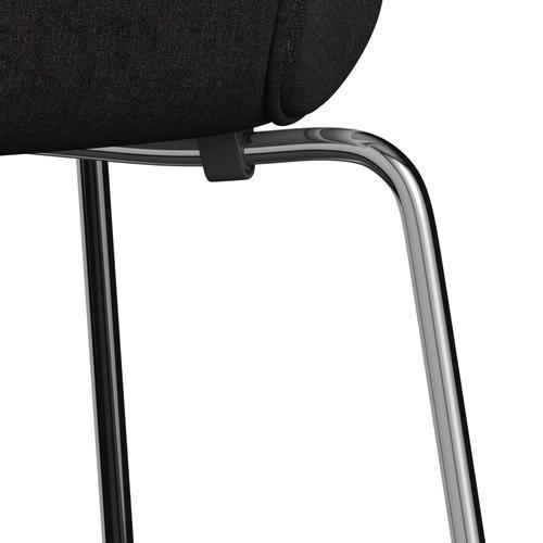 [product_category]-Fritz Hansen 3107 Chair Full Upholstery, Chrome/Remix Dark Blue Aubergine-Fritz Hansen-3107FU-REM783-CST-FRI-7