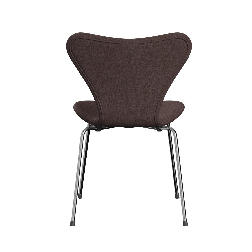 [product_category]-Fritz Hansen 3107 Chair Full Upholstery, Chrome/Remix Hazelnut-Fritz Hansen-3107FU-REM672-CST-FRI-4