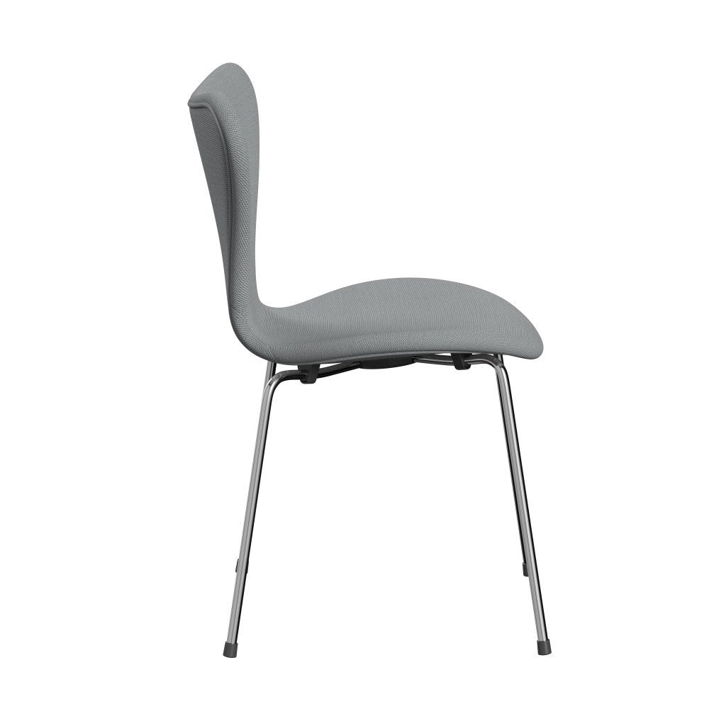 [product_category]-Fritz Hansen 3107 Chair Full Upholstery, Chrome/Steelcut Trio Beige-Fritz Hansen-3107FU-STR113-CST-FRI-3