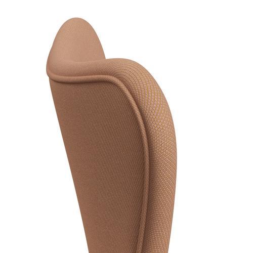 [product_category]-Fritz Hansen 3107 Chair Full Upholstery, Chrome/Steelcut Trio Nude-Fritz Hansen-3107FU-STR506-CST-FRI-5