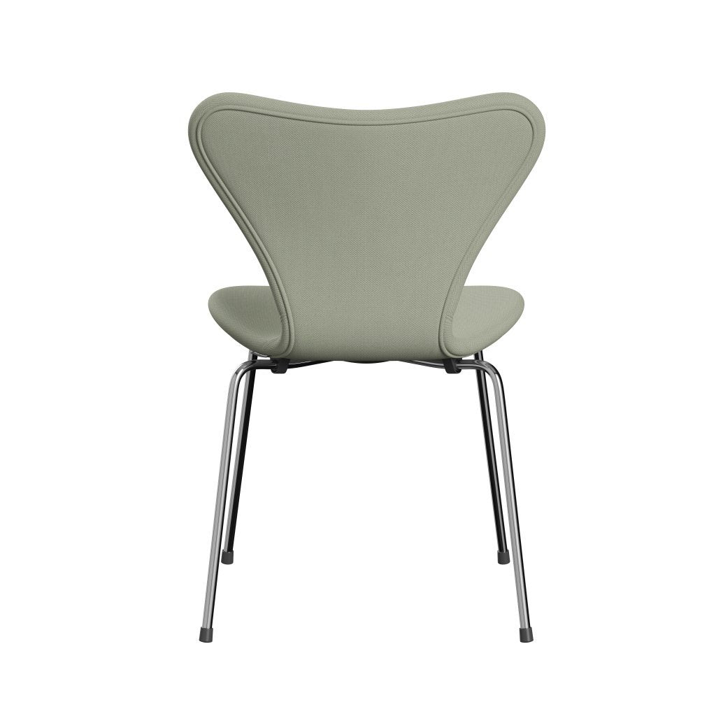 [product_category]-Fritz Hansen 3107 Chair Full Upholstery, Chrome/Steelcut Turquoise Light-Fritz Hansen-3107FU-STI935-CST-FRI-4