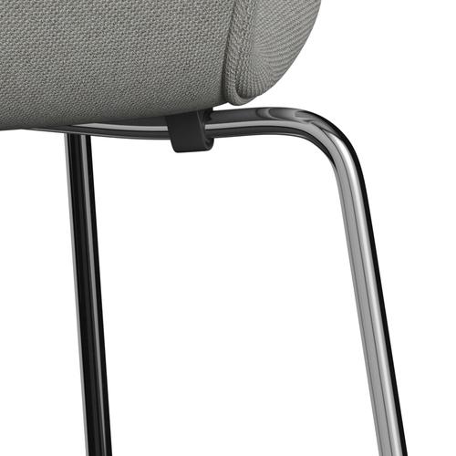 [product_category]-Fritz Hansen 3107 Chair Full Upholstery, Chrome/Sunniva 2 Sand/Light Grey-Fritz Hansen-3107FU-SV153-CST-FRI-7