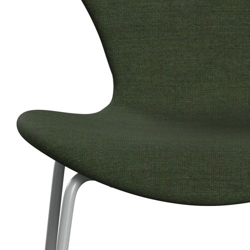 [product_category]-Fritz Hansen 3107 Chair Full Upholstery, Nine Grey/Canvas Light Green/Blue-Fritz Hansen-3107FU-CA0974-DRNIGR-FRI-6