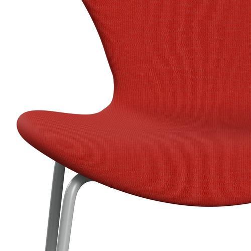 [product_category]-Fritz Hansen 3107 Chair Full Upholstery, Nine Grey/Canvas Pink-Fritz Hansen-3107FU-CA0644-DRNIGR-FRI-6