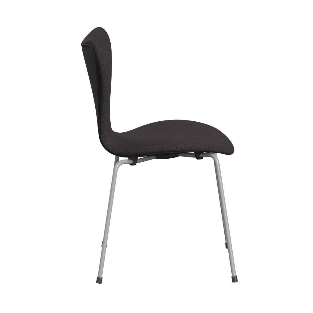 [product_category]-Fritz Hansen 3107 Chair Full Upholstery, Nine Grey/Capture Charcoal-Fritz Hansen-3107FU-CP5501-DRNIGR-FRI-3