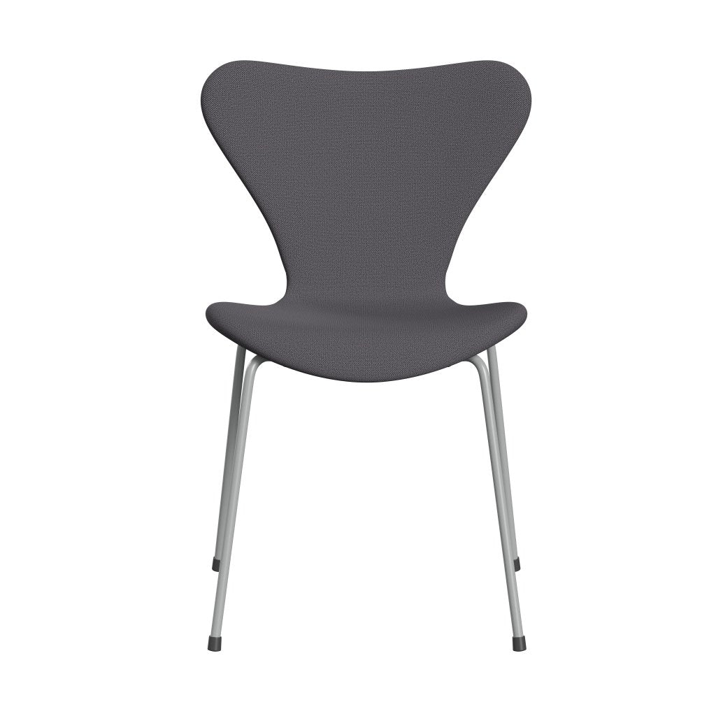 Fritz Hansen 3107 Silla tapicería completa, nueve grises/captura gris oscuro