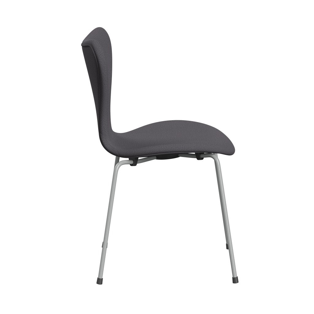 Fritz Hansen 3107 Silla tapicería completa, nueve grises/captura gris oscuro