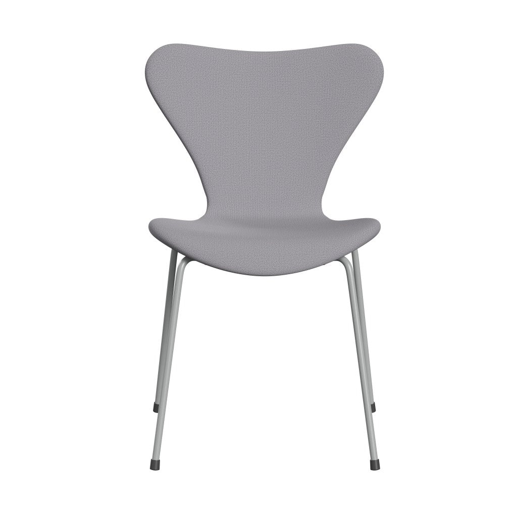 Fritz Hansen 3107 Silla tapicería completa, nueve grises/captura gris claro