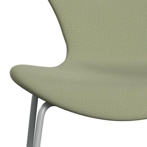 [product_category]-Fritz Hansen 3107 Chair Full Upholstery, Nine Grey/Capture Soft Green-Fritz Hansen-3107FU-CP5101-DRNIGR-FRI-6