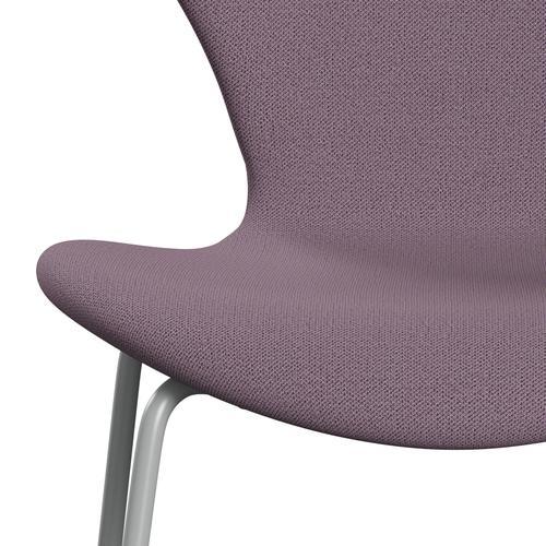 [product_category]-Fritz Hansen 3107 Chair Full Upholstery, Nine Grey/Capture Violet/Brown-Fritz Hansen-3107FU-CP6202-DRNIGR-FRI-6