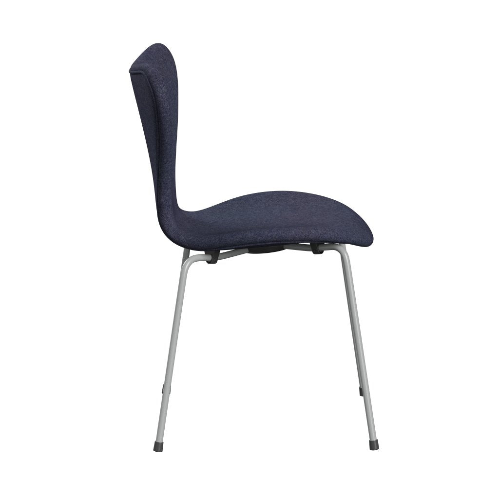 [product_category]-Fritz Hansen 3107 Chair Full Upholstery, Nine Grey/Divina Md Cool Grey-Fritz Hansen-3107FU-DMD743-DRNIGR-FRI-3