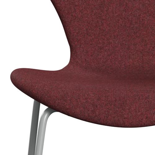 [product_category]-Fritz Hansen 3107 Chair Full Upholstery, Nine Grey/Divina Md Heather-Fritz Hansen-3107FU-DMD653-DRNIGR-FRI-6