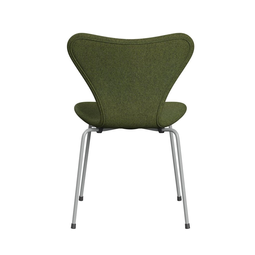 [product_category]-Fritz Hansen 3107 Chair Full Upholstery, Nine Grey/Divina Md Wintergrün-Fritz Hansen-3107FU-DMD943-DRNIGR-FRI-4