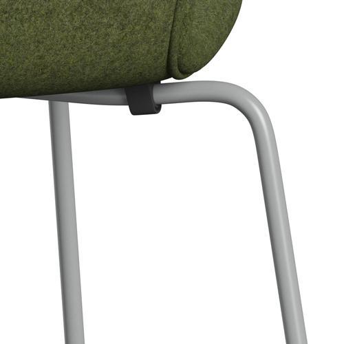 [product_category]-Fritz Hansen 3107 Chair Full Upholstery, Nine Grey/Divina Md Wintergrün-Fritz Hansen-3107FU-DMD943-DRNIGR-FRI-7