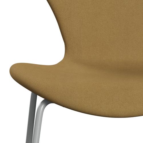 [product_category]-Fritz Hansen 3107 Chair Full Upholstery, Nine Grey/Divina Sand Light-Fritz Hansen-3107FU-DIV236-DRNIGR-FRI-6