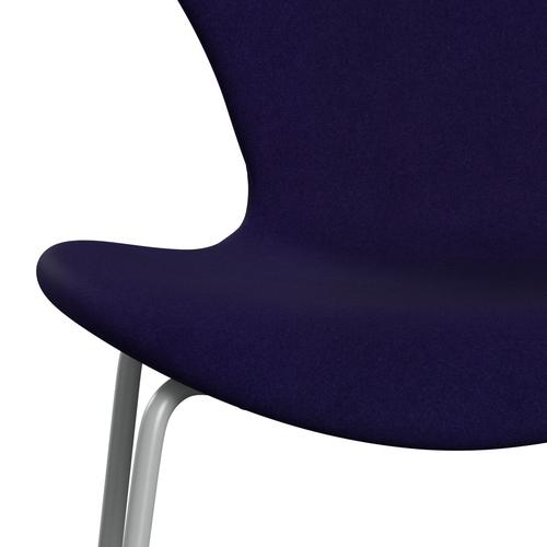 [product_category]-Fritz Hansen 3107 Chair Full Upholstery, Nine Grey/Divina Violet Dark (Div692)-Fritz Hansen-3107FU-DIV692-DRNIGR-FRI-6