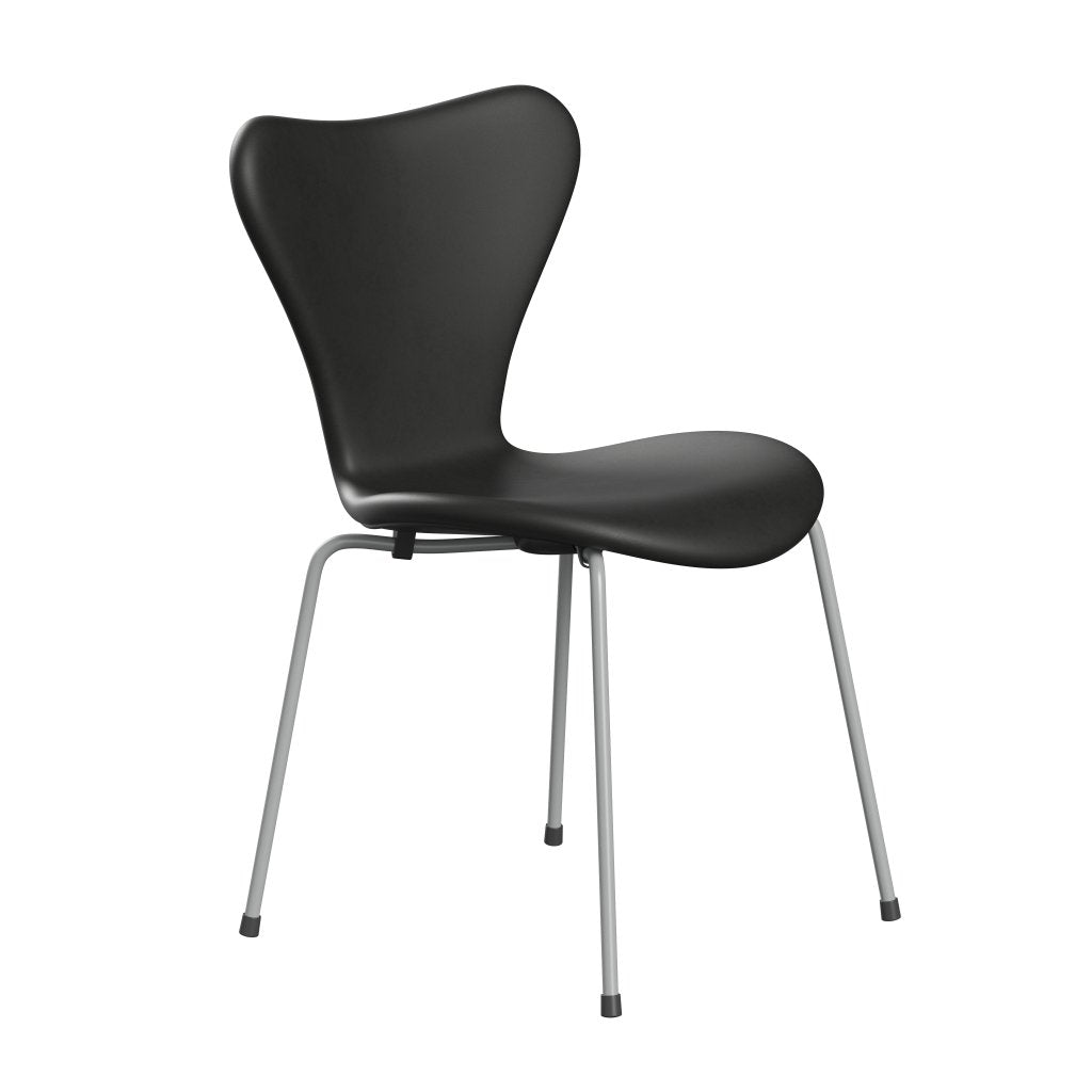 [product_category]-Fritz Hansen 3107 Chair Full Upholstery, Nine Grey/Essential Black-Fritz Hansen-3107FU-STBLA-DRNIGR-FRI-2