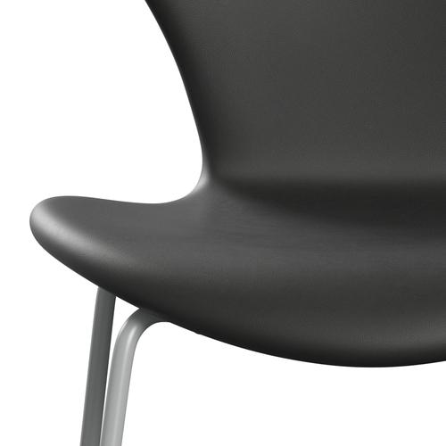 [product_category]-Fritz Hansen 3107 Chair Full Upholstery, Nine Grey/Essential Black-Fritz Hansen-3107FU-STBLA-DRNIGR-FRI-6