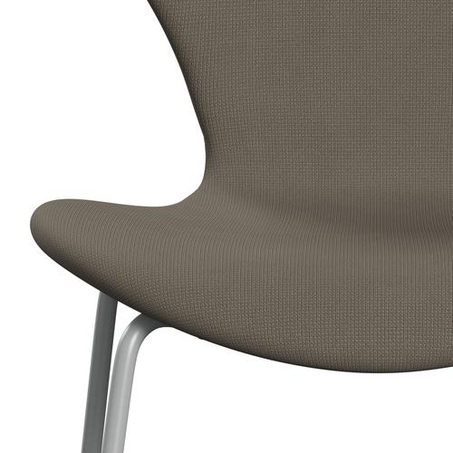 [product_category]-Fritz Hansen 3107 Chair Full Upholstery, Nine Grey/Fame Beige (F61003)-Fritz Hansen-3107FU-F61003-DRNIGR-FRI-6