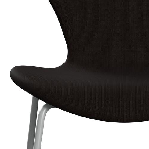 [product_category]-Fritz Hansen 3107 Chair Full Upholstery, Nine Grey/Fame Dark Brown-Fritz Hansen-3107FU-F61044-DRNIGR-FRI-6