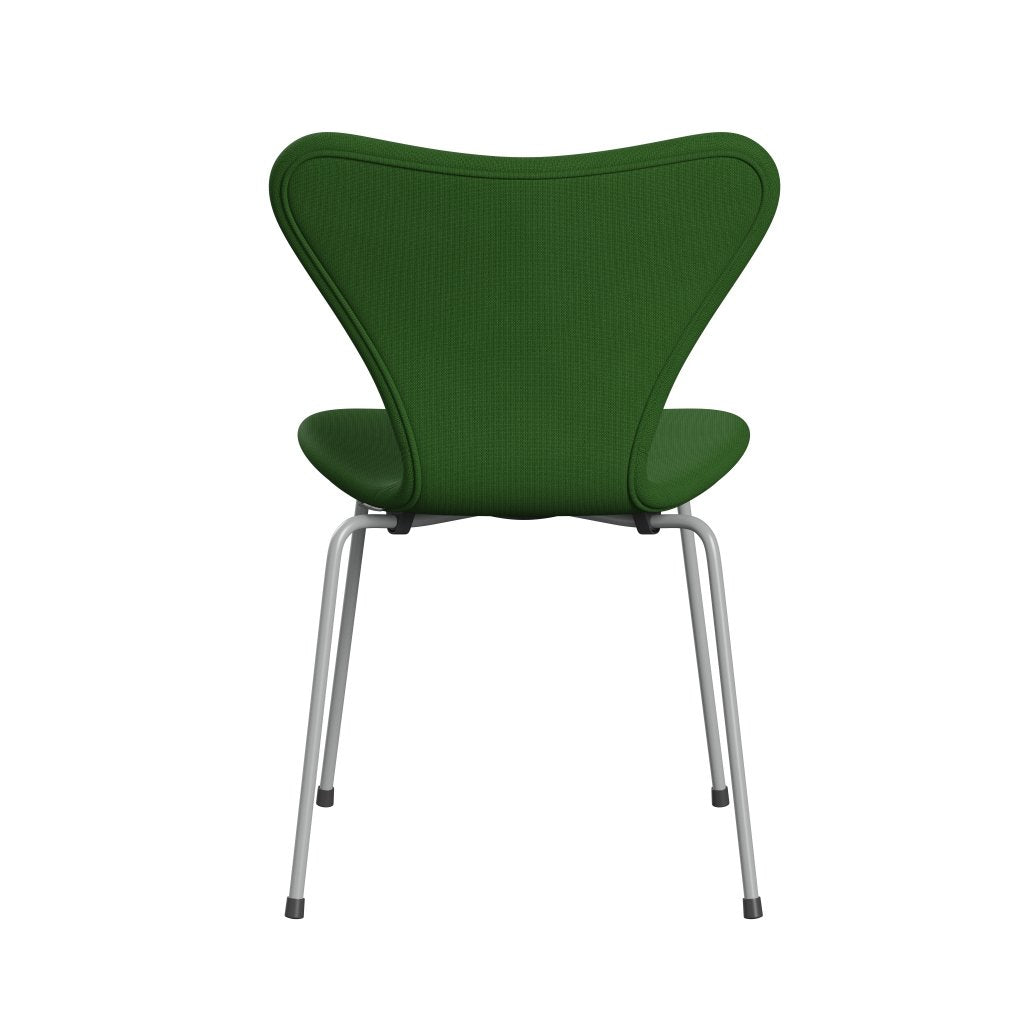 [product_category]-Fritz Hansen 3107 Chair Full Upholstery, Nine Grey/Fame Grass Green-Fritz Hansen-3107FU-F68146-DRNIGR-FRI-4