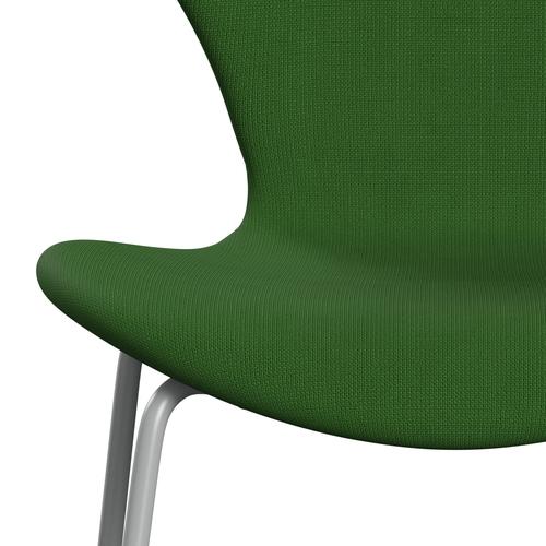 [product_category]-Fritz Hansen 3107 Chair Full Upholstery, Nine Grey/Fame Grass Green-Fritz Hansen-3107FU-F68146-DRNIGR-FRI-6