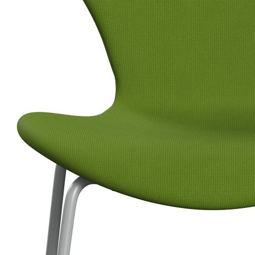 [product_category]-Fritz Hansen 3107 Chair Full Upholstery, Nine Grey/Fame Green-Fritz Hansen-3107FU-F68035-DRNIGR-FRI-6