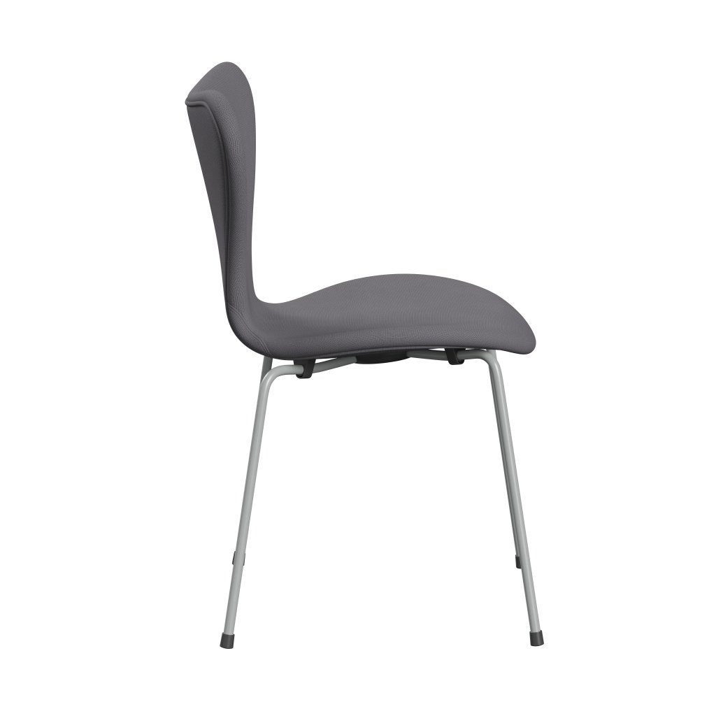 [product_category]-Fritz Hansen 3107 Chair Full Upholstery, Nine Grey/Fame Grey (F60078)-Fritz Hansen-3107FU-F60078-DRNIGR-FRI-3