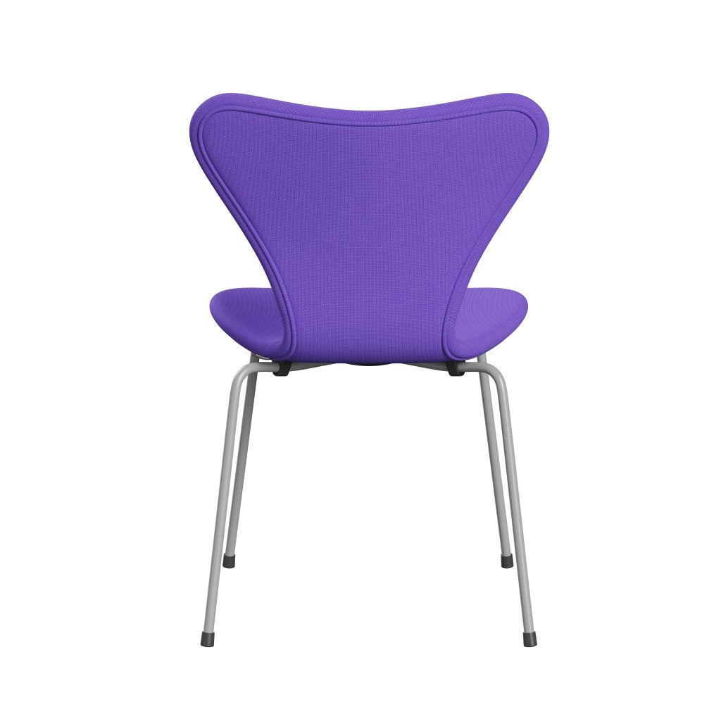 [product_category]-Fritz Hansen 3107 Chair Full Upholstery, Nine Grey/Fame Violet Light-Fritz Hansen-3107FU-F65083-DRNIGR-FRI-4