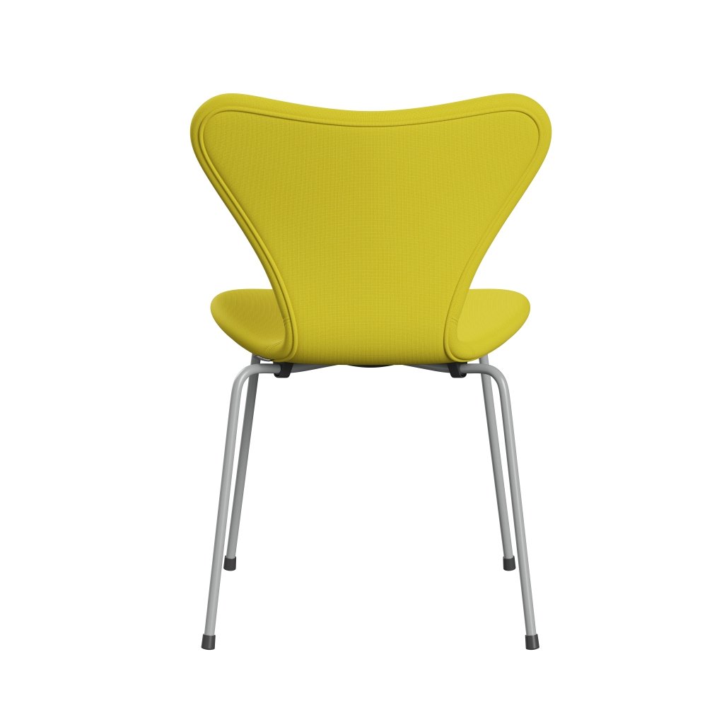 [product_category]-Fritz Hansen 3107 Chair Full Upholstery, Nine Grey/Fame Yellow-Fritz Hansen-3107FU-F62067-DRNIGR-FRI-4