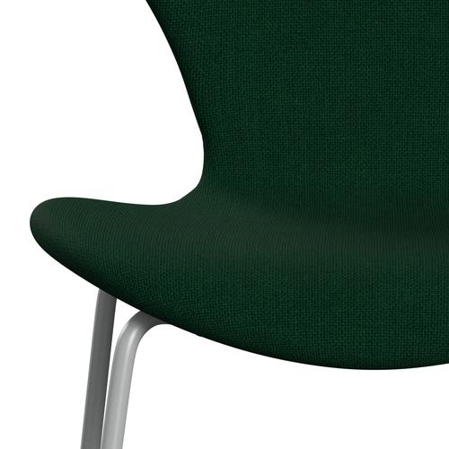 [product_category]-Fritz Hansen 3107 Chair Full Upholstery, Nine Grey/Hallingdal Bottle Green-Fritz Hansen-3107FU-HAL944-DRNIGR-FRI-6