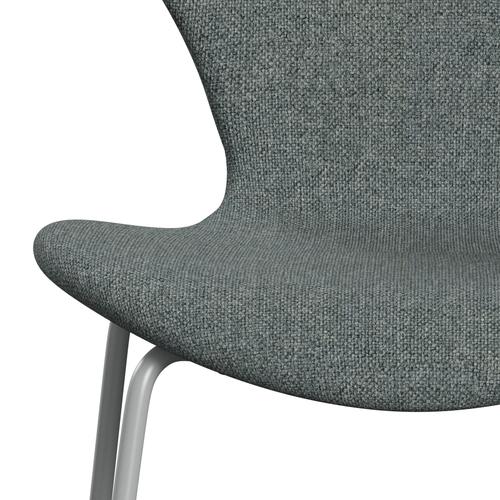 [product_category]-Fritz Hansen 3107 Chair Full Upholstery, Nine Grey/Hallingdal Grey-Fritz Hansen-3107FU-HAL130-DRNIGR-FRI-6