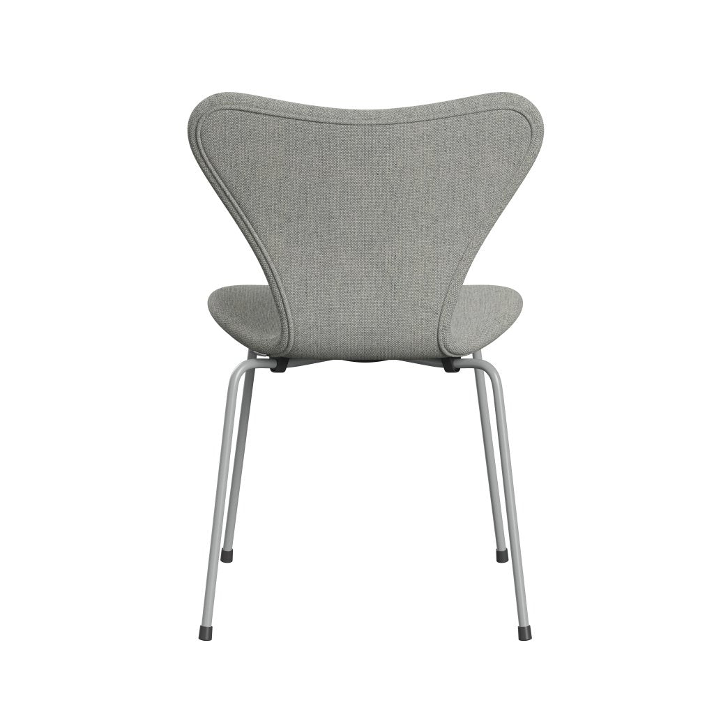 [product_category]-Fritz Hansen 3107 Chair Full Upholstery, Nine Grey/Hallingdal White/Grey-Fritz Hansen-3107FU-HAL110-DRNIGR-FRI-4