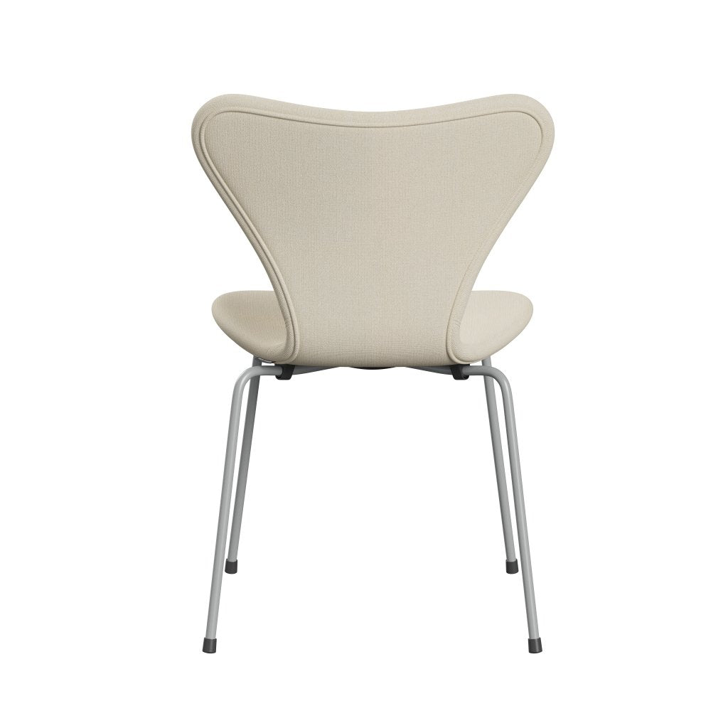 [product_category]-Fritz Hansen 3107 Chair Full Upholstery, Nine Grey/Hallingdal Wool White-Fritz Hansen-3107FU-HAL100-DRNIGR-FRI-4